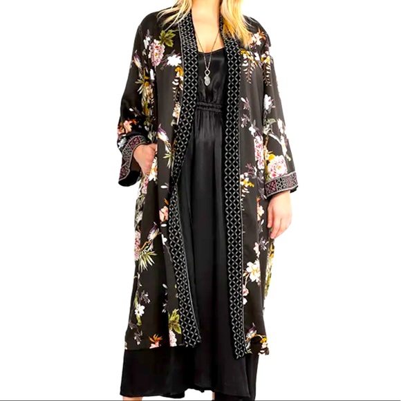 Johnny Was Jackets & Blazers - Johnny Was Velvet Mix Kimono